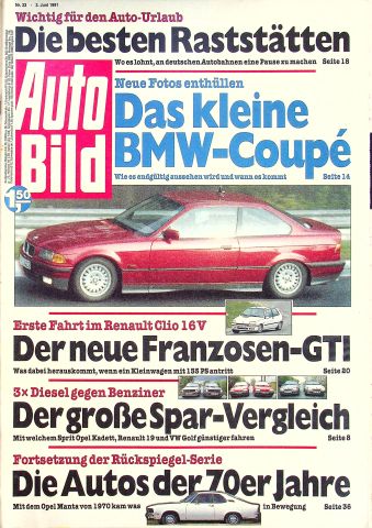 Deckblatt Auto Bild (23/1991)